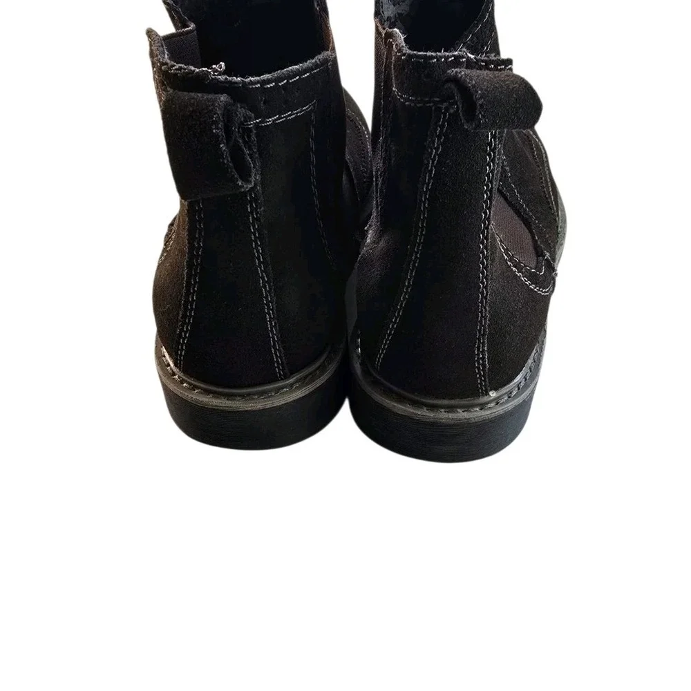 Perry Ellis Portfolio Mens Chelsea Ankle Boots‎ Size 10.5 Black Pull On